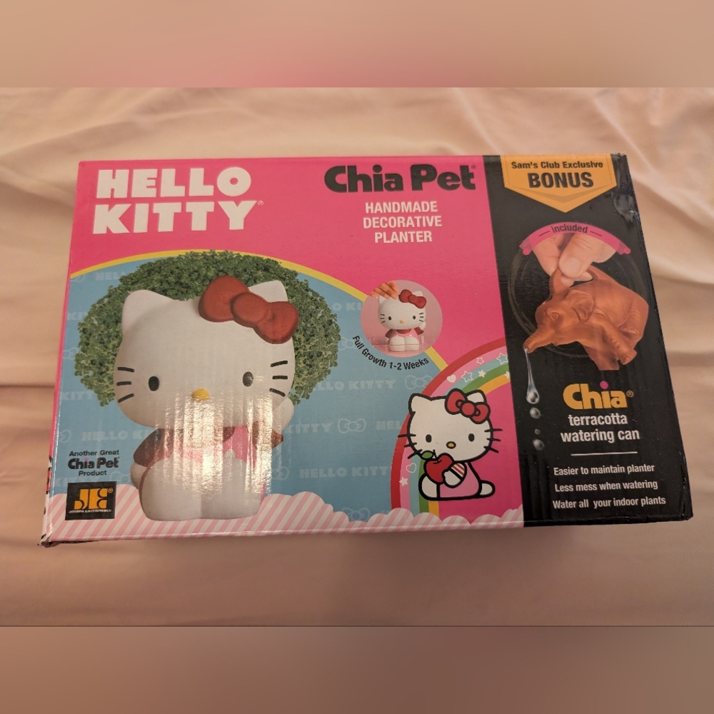 Hello Kitty Chia Pet Planter